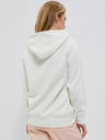 Moodo Weißer Damen-Kapuzenpullover Moodo