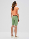 Moodo Grüne Damen Chino-Shorts Moodo
