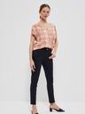Moodo Moodo Orangefarbenes Damen-T-Shirt