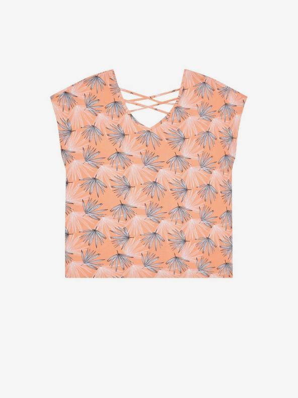 Moodo Moodo Orangefarbenes Damen-T-Shirt