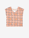 Moodo Moodo Orangefarbenes Damen-T-Shirt