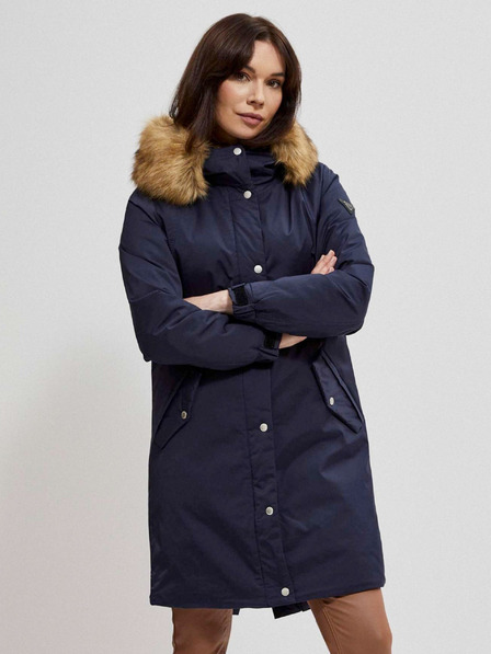 Moodo Dunkelblauer Damen-Parka Moodo