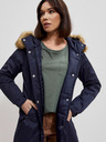 Moodo Dunkelblauer Damen-Parka Moodo
