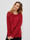 Moodo Roter Damen-Kapuzenpullover Moodo