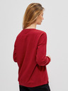 Moodo Roter Damen-Kapuzenpullover Moodo