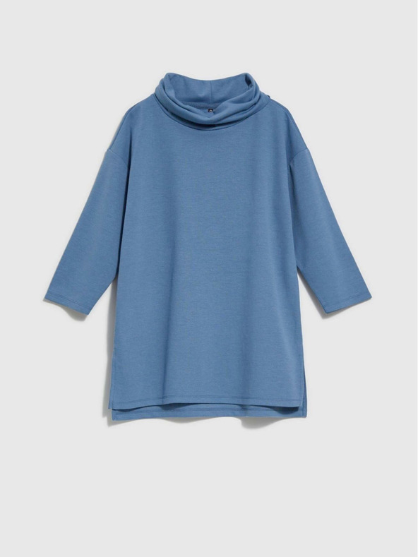 Moodo Blauer Damen-Kapuzenpullover Moodo
