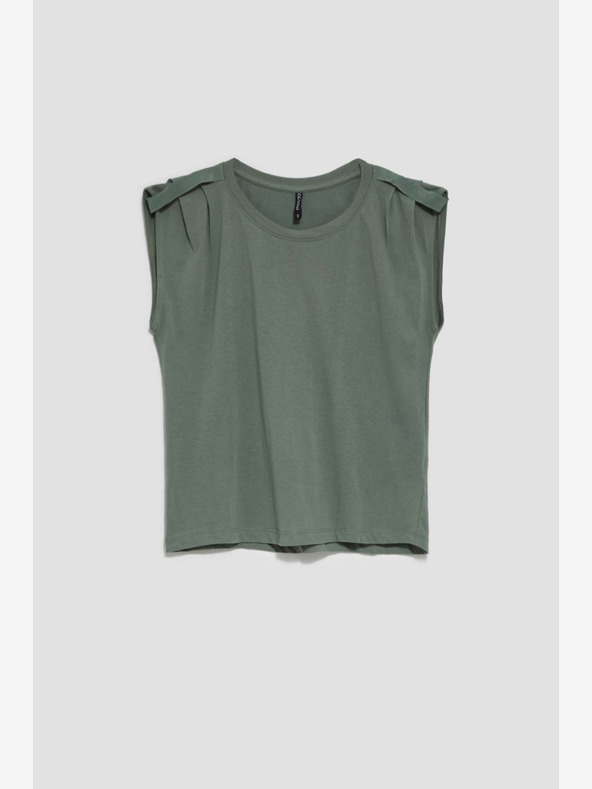 Moodo Grünes Damen-Chinohemd Moodo