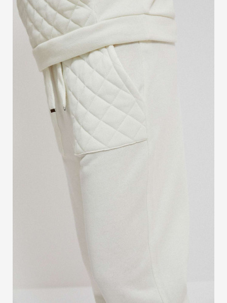 Moodo Weiße Damen-Sweatpants Moodo