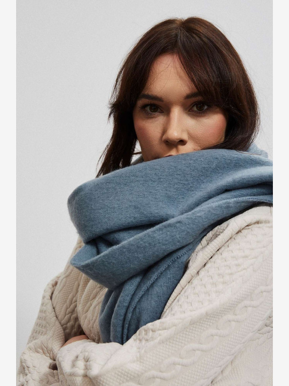 Moodo Blauer Damenschal Moodo