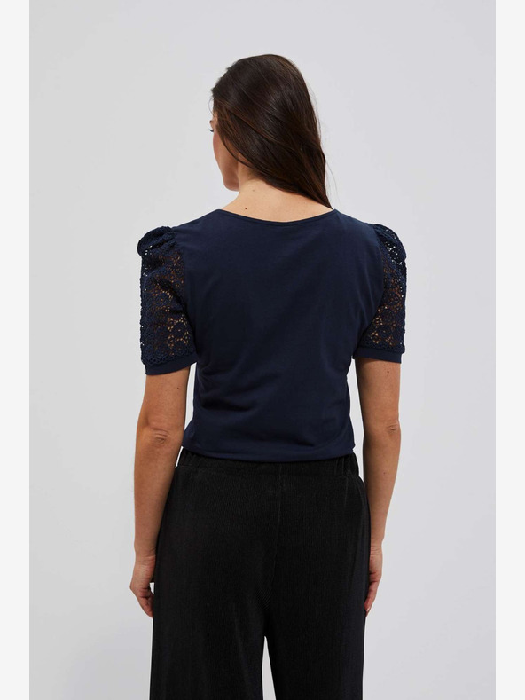 Moodo Dunkelblaue Bluse Moodo