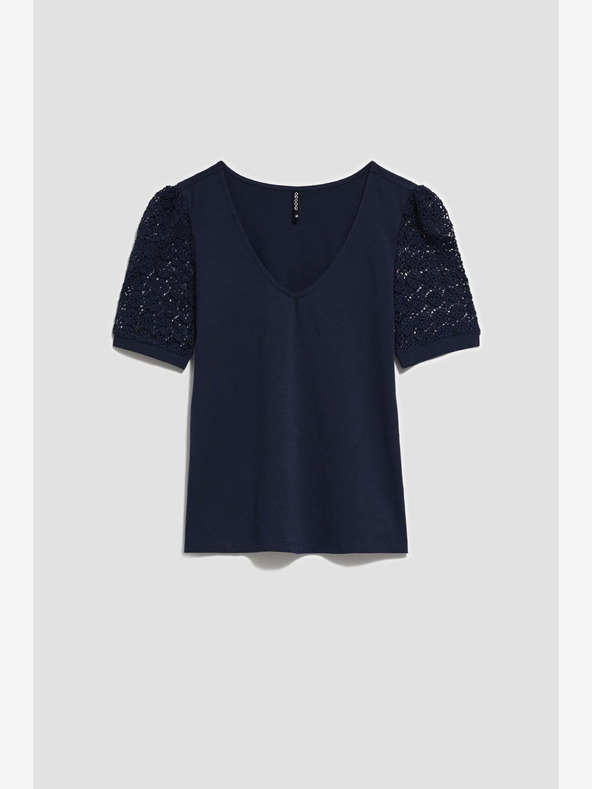 Moodo Dunkelblaue Bluse Moodo