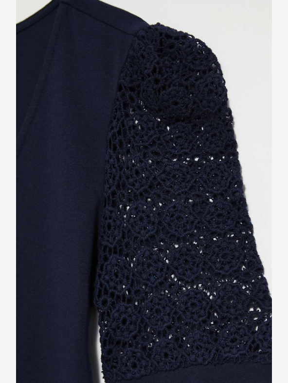 Moodo Dunkelblaue Bluse Moodo