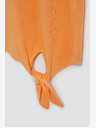 Moodo Orange bedrucktes T-Shirt Moodo