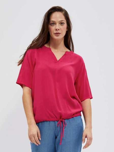 Moodo Dunkelrosa Neckholder-Top Moodo