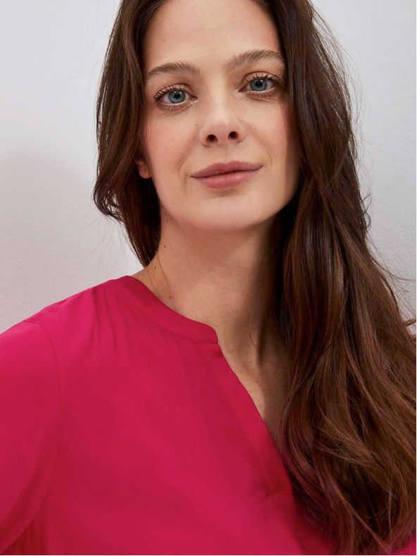 Moodo Dunkelrosa Neckholder-Top Moodo