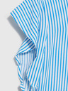 Moodo Blau-weiß gestreifte Bluse Moodo