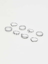 Moodo Satz Ringe in Silber Moodo