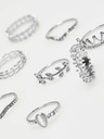 Moodo Satz Ringe in Silber Moodo