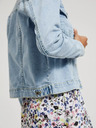 Moodo Hellblaue Jeansjacke mit Knöpfen Moodo
