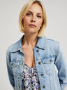 Moodo Hellblaue Jeansjacke mit Knöpfen Moodo