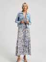 Moodo Hellblaue Jeansjacke mit Knöpfen Moodo