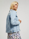 Moodo Hellblaue Jeansjacke mit Knöpfen Moodo