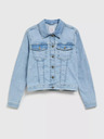 Moodo Hellblaue Jeansjacke mit Knöpfen Moodo