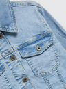 Moodo Hellblaue Jeansjacke mit Knöpfen Moodo