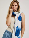 Moodo Blauer Sommerschal mit Muster Moodo