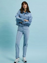 Moodo Kurze blaue Jeansjacke Moodo