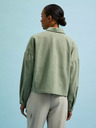 Moodo Olivgrüne Jacke mit Taschen und Kragen Moodo