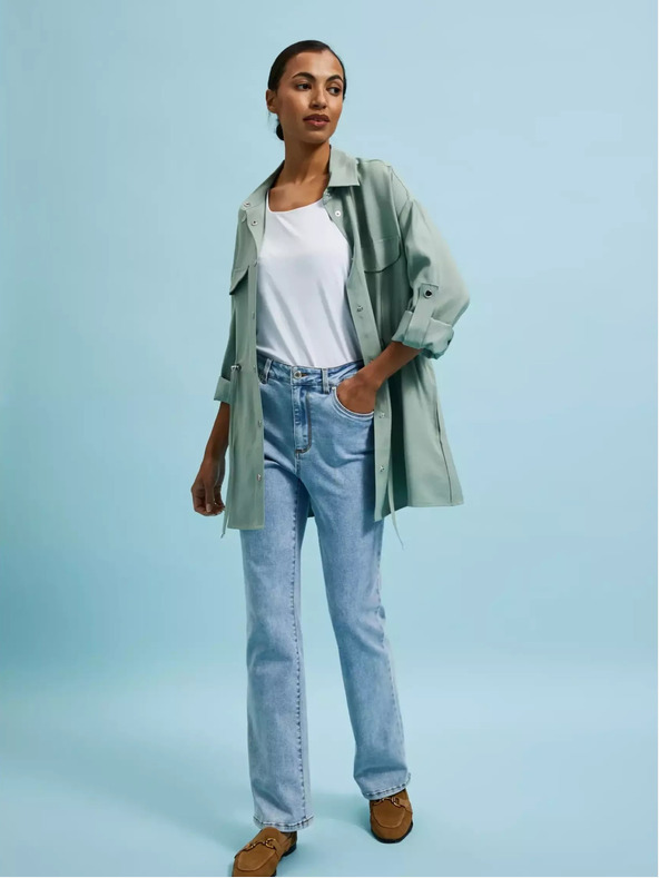 Moodo Grüne leichte Jacke Moodo