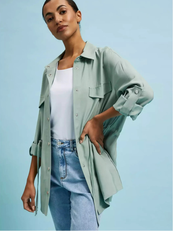 Moodo Grüne leichte Jacke Moodo