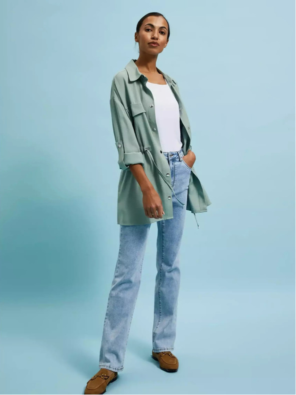 Moodo Grüne leichte Jacke Moodo