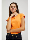 Moodo Orangefarbenes Moodo-T-Shirt