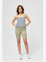 Moodo Grüne Moodo-Shorts für Damen