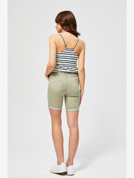 Moodo Grüne Moodo-Shorts für Damen