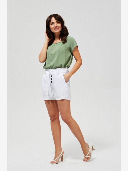 Moodo Weiße Damen Moodo Shorts