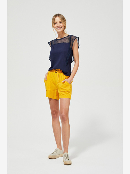 Moodo Gelbe Moodo Shorts für Frauen