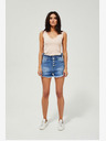 Moodo Blaue Damen Denim Shorts Moodo