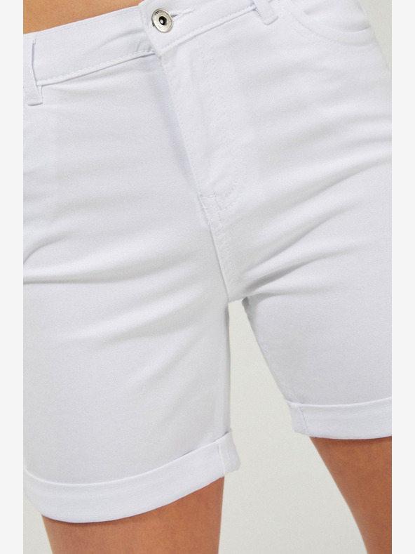 Moodo Weiße Damen Moodo Shorts
