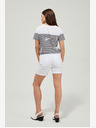 Moodo Weiße Damen Moodo Shorts