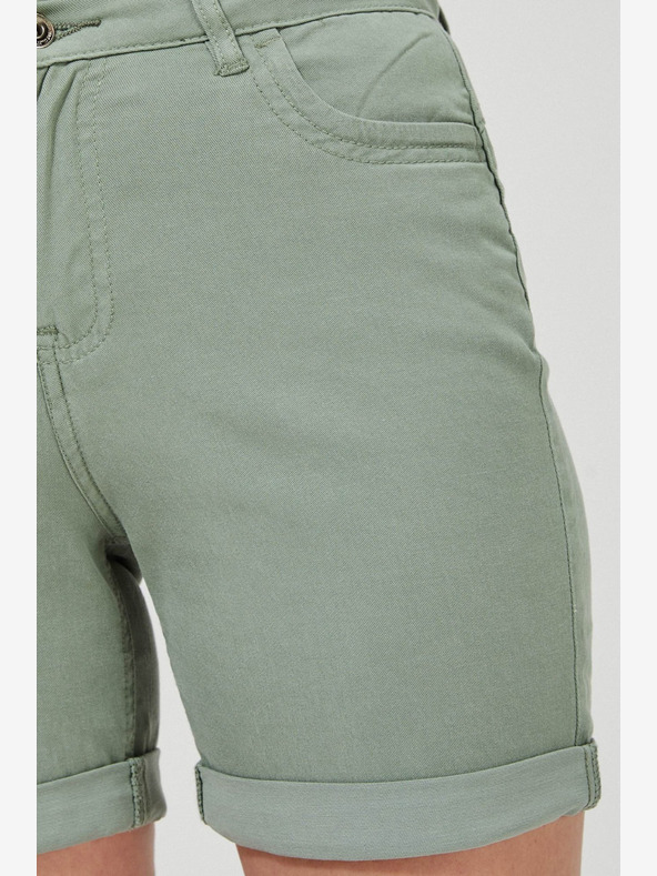 Moodo Grüne Moodo-Shorts für Damen