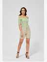 Moodo Beige Damen Shorts Moodo