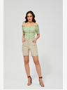 Moodo Beige Damen Shorts Moodo