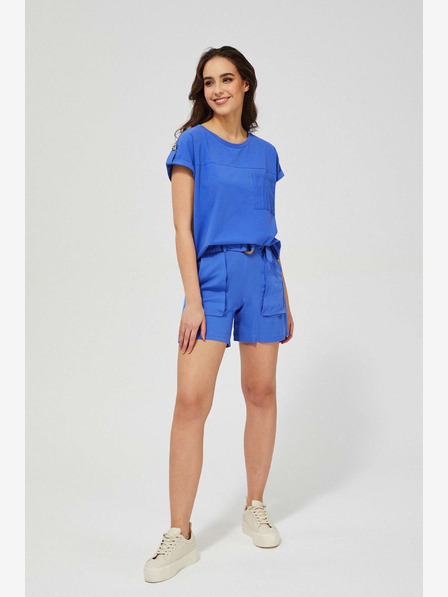 Moodo Blaue Moodo Shorts für Frauen