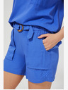 Moodo Blaue Moodo Shorts für Frauen