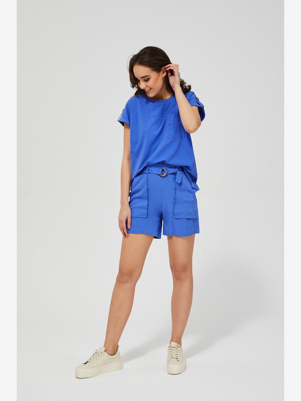 Moodo Blaue Moodo Shorts für Frauen