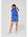 Moodo Blaue Moodo Shorts für Frauen