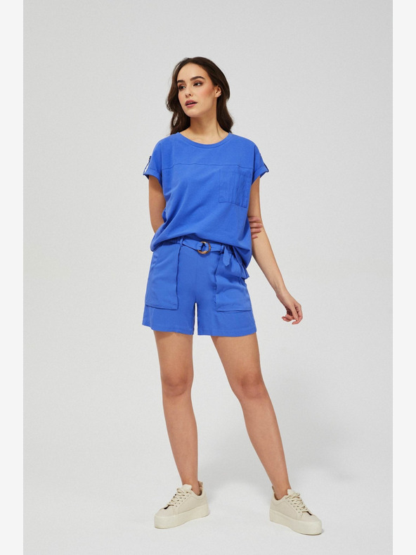 Moodo Blaue Moodo Shorts für Frauen